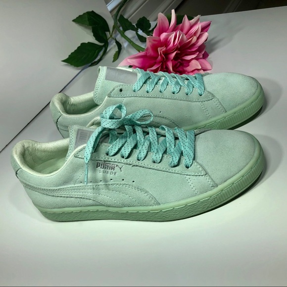 Puma Classic Sneaker Suede Teal size 8 - Picture 8 of 8
